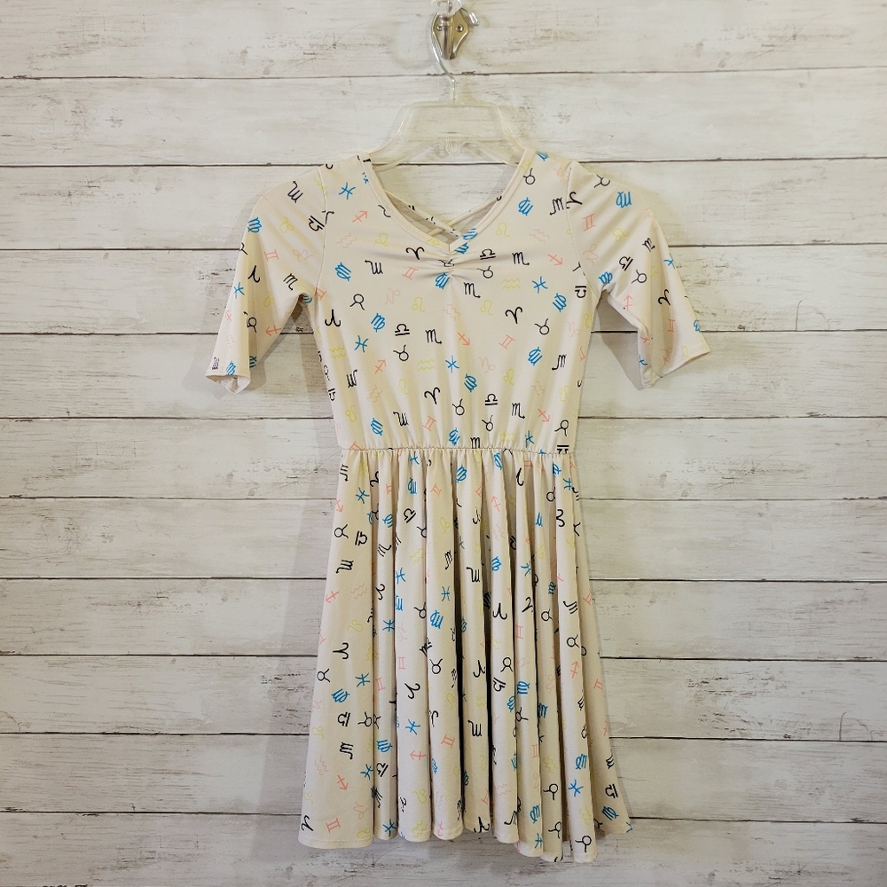 Dot Dot‎ Smile Baby Girls  Zodiac Signs  Ballerina Style Twirl Dress Size 7